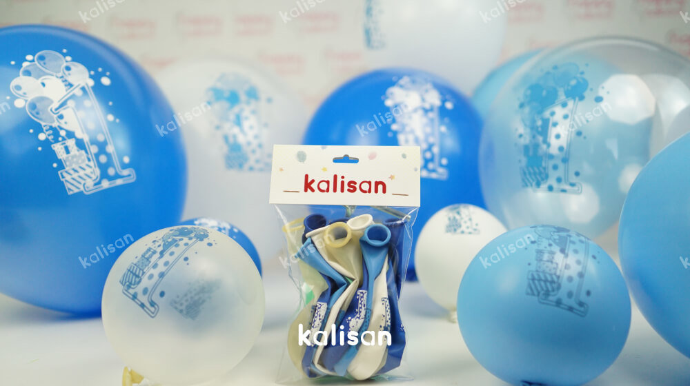 1st Birthday Printed Latex Balloon – Kalisan Balloon